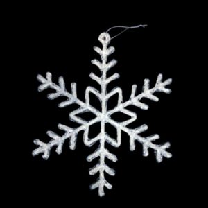 COPO DE NIEVE ACRIL C/BLA 32CM