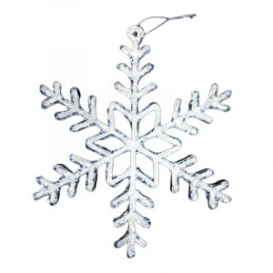 COPO DE NIEVE ACRILICO C/BLA 32CM
