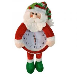 RELOJ SANTA ROJ/VER/BLA 50CM