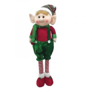 ELFO PARADO ROJO/VERDE 66CM